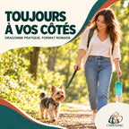 Gourde pour chien CHIWABAG avec dragonne pratique en promenade