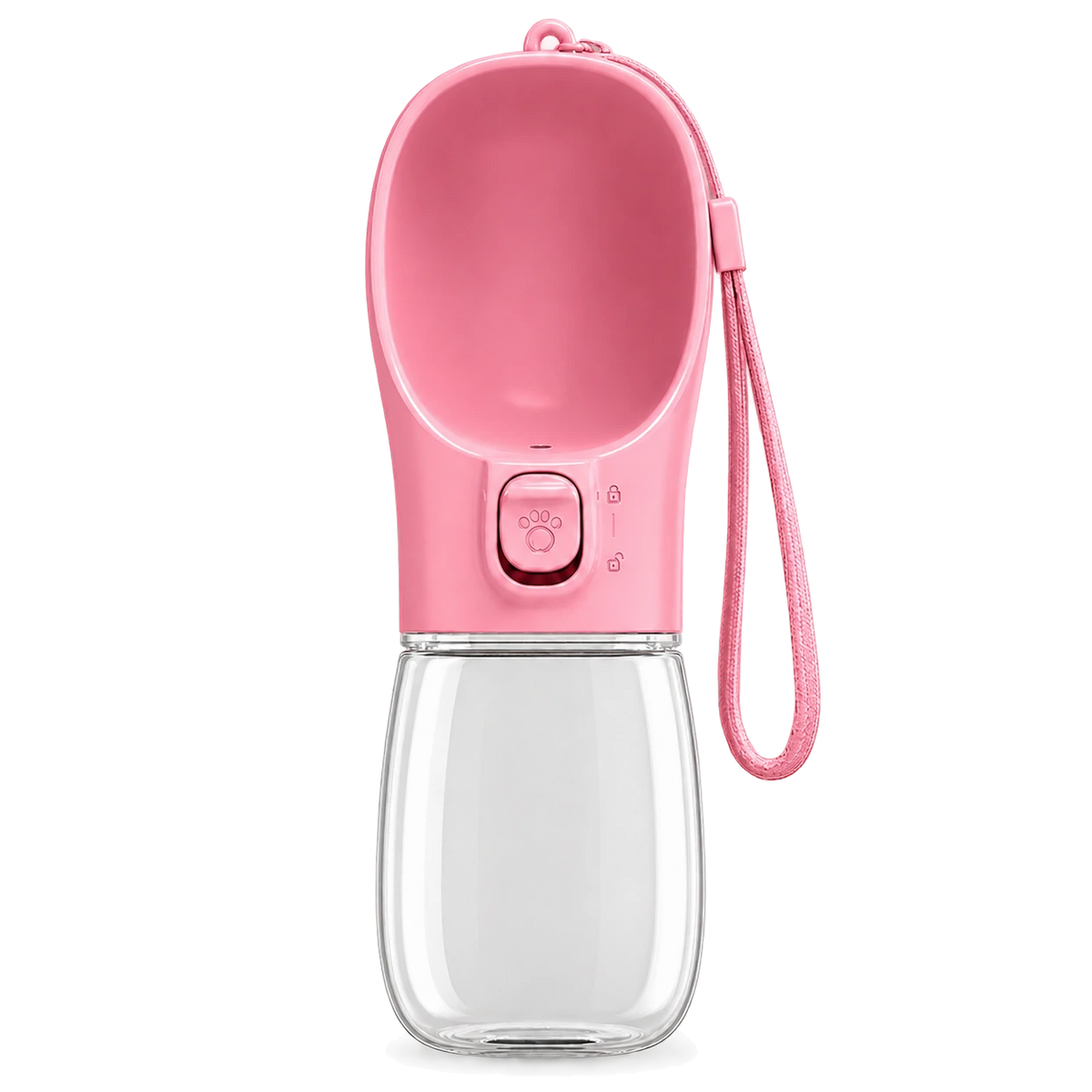 Gourde pour chien portable CHIWABAG 300 ml rose