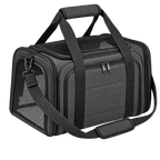 Sac de transport pour chien pliable CHIWABAG noir