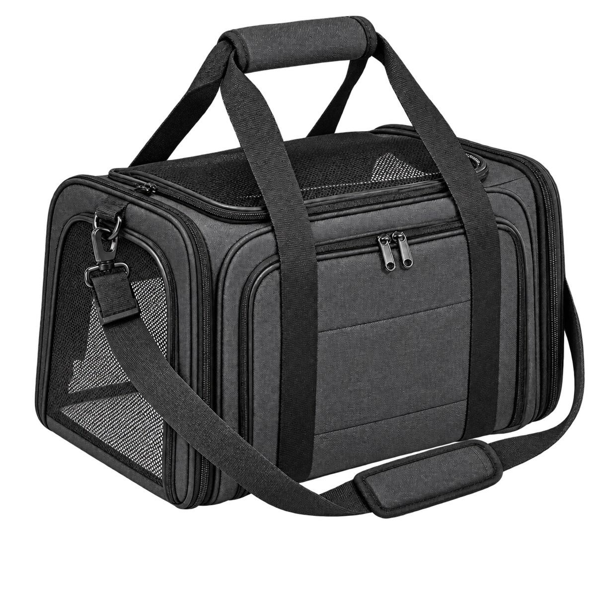 Sac de transport pour chien pliable CHIWABAG noir