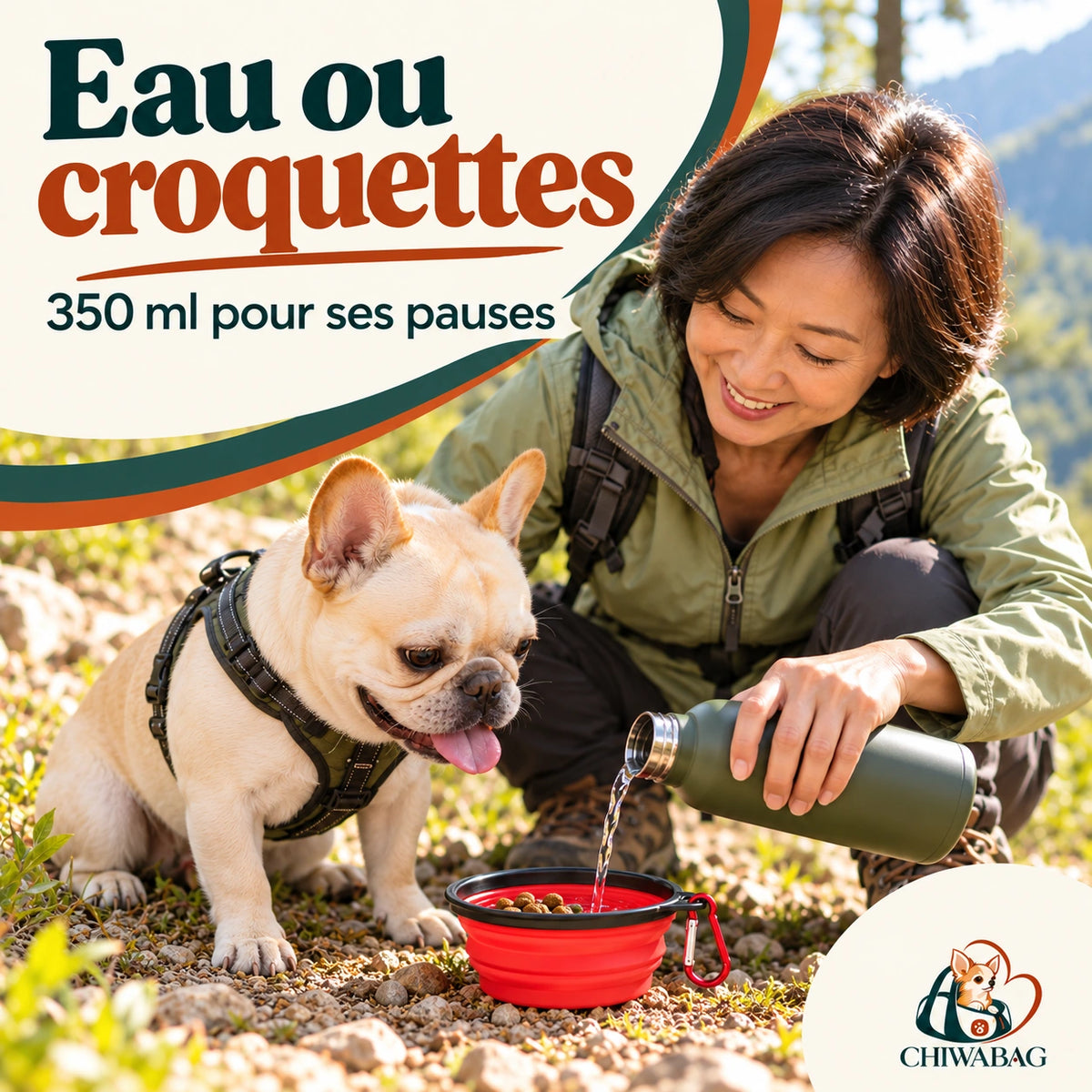 De l'eau ou des croquettes, où que vous soyez