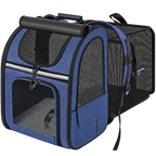 Sac à dos extensible CHIWABAG bleu pour chien