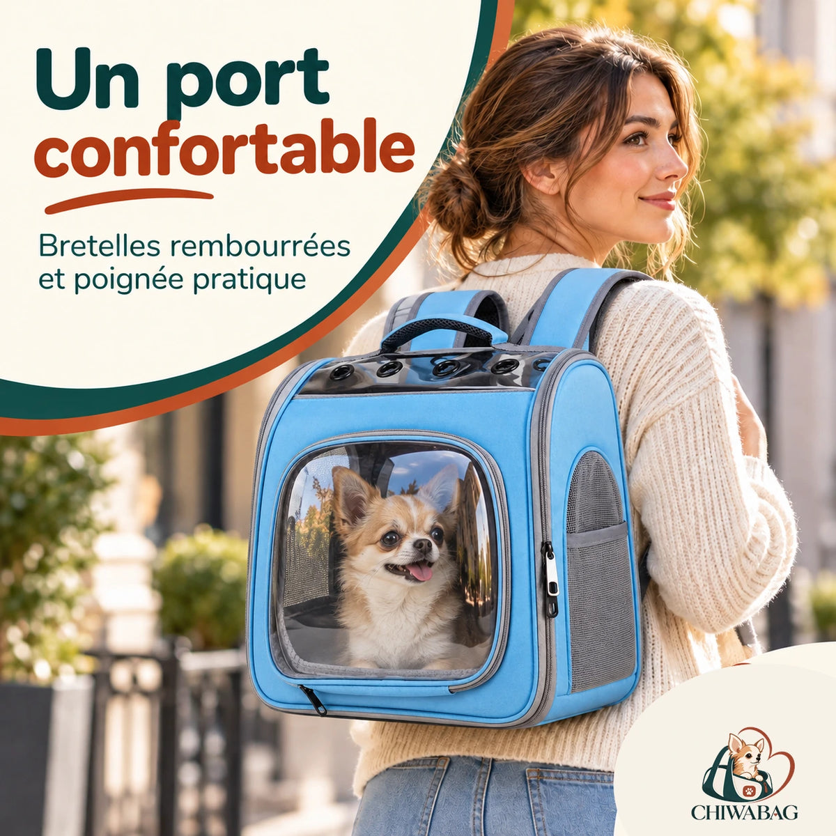 Des bretelles rembourrées pour porter plus longtemps