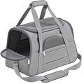 Sac de transport gris en tissu Oxford sur fond transparent