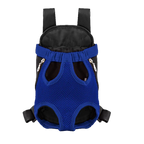 Sac à dos porte-chien ventral, en maille - Bleu / M, Bleu / L, Bleu / S