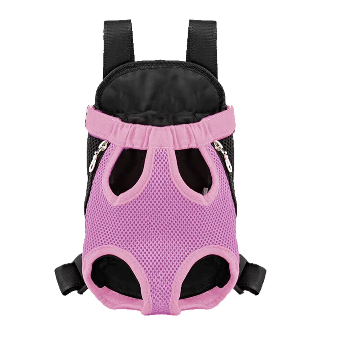 Sac à dos porte-chien ventral, en maille - Rose / S, Rose / M, Rose / L