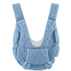 Sac ventral CHIWABAG bleu vu de face sur fond transparent