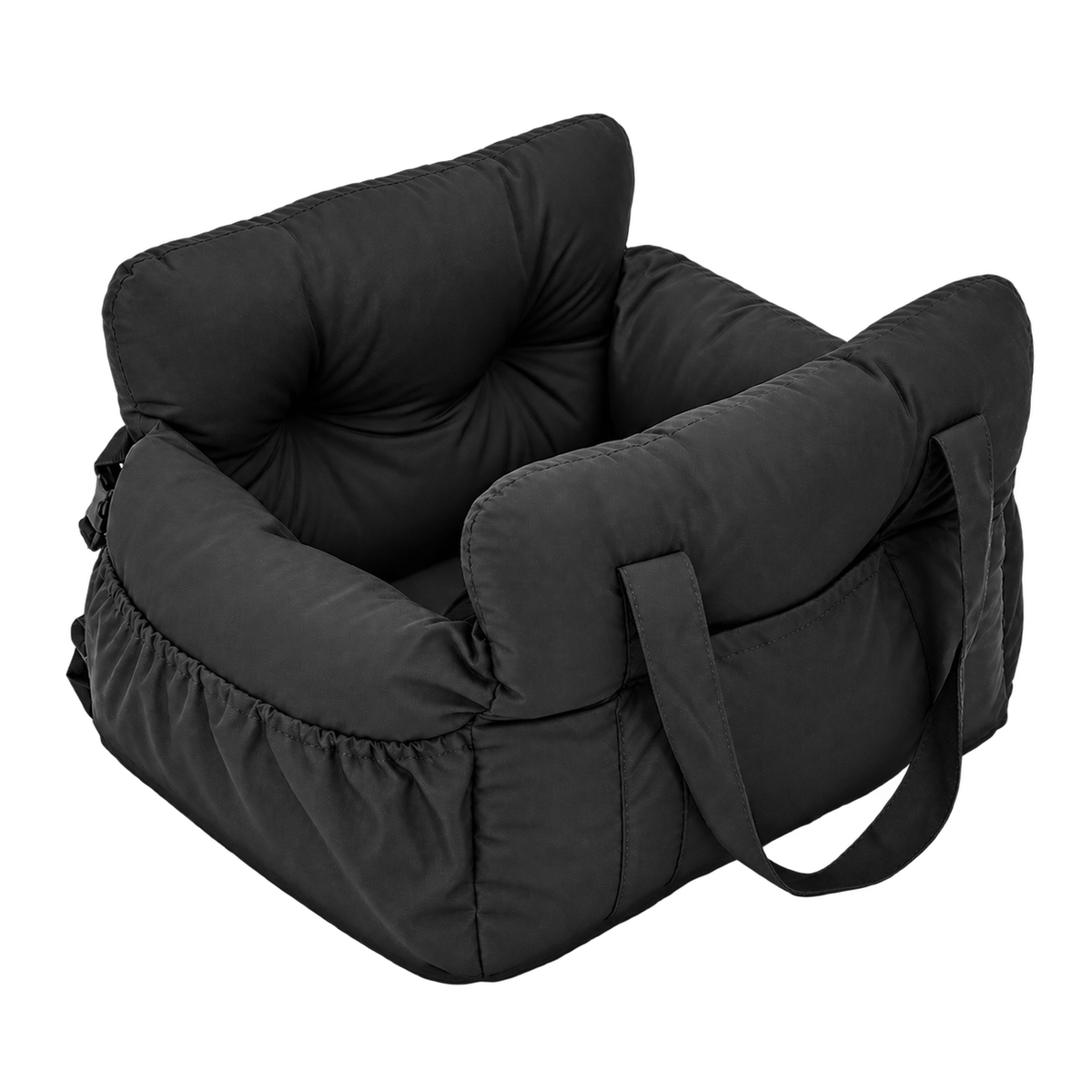 Siège auto noir pour petit chien